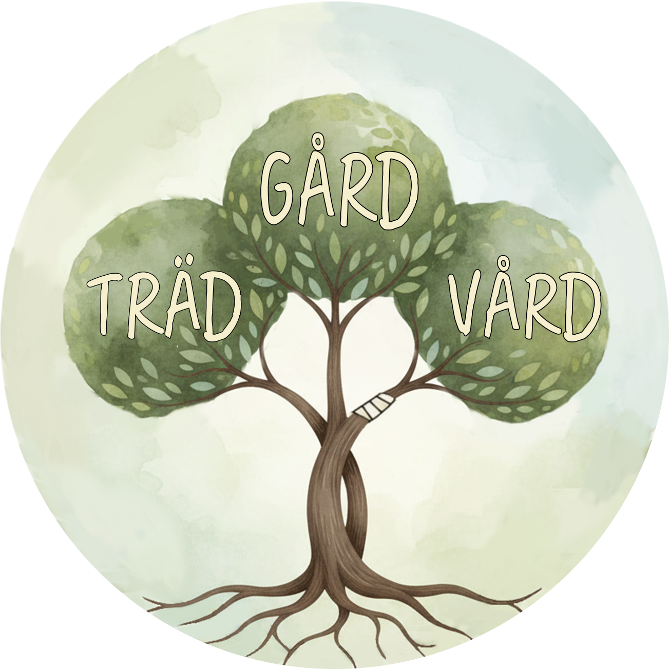 Logotyp för Träd gård & vård